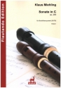Sonate in C op.269 fr 4 Blockflten (SATB) Partitur und Stimmen