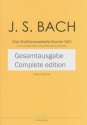 VV601  J.S.Bach, Wohltemperiertes Klavier 1 Heft 1-6 fr Violne, Bratsche und Violoncello Partituren und Stimmen