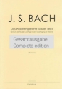 VV602  J.S.Bach, wohltemperiertes Klavier 2, Heft 1-6 fr Violine, Viola und Violoncello Partituren und Stimmen