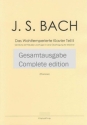 VV602  J.S.Bach, wohltemperiertes Klavier 2, Heft 1-6 fr Violine, Viola und Violoncello Partituren und Stimmen