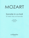 Sonate in a-moll fr Violine, Viola und Violoncello Partitur und Stimmen