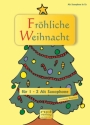 Frhliche Weihnacht fr 1-2 Altsaxophone (mit Texten und Akkorden) Spielpartitur