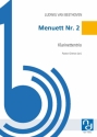 Menuett Nr.2 fr 3 Klarinetten Partitur und Stimmen