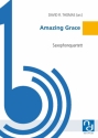 Amazing Grace fr 4 Saxophone (SATBar) Partitur und Stimmen