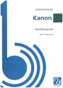 Kanon fr 2 Trompeten, Horn, Posaune und Tuba Partitur und Stimmen