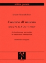 Abaco, Evaristo Felice dall', Concerto all'unisono op. 2 Nr. 10 h-Moll fr Streichorchester und Cembalo Stimmsatz