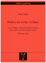 Tuma, Franz, Partita a tre A-Dur fr zwei Violinen, Violoncello und Basso Continuo