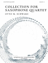 Collection for Saxophone Quartet for 4 saxophones score and parts