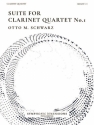 Otto M. Schwarz, Suite for Woodwind Quartet No. 1 clarinet Quartet Set