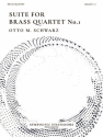 Otto M. Schwarz, Suite for Brass Quartet No. 1 Brass Quartet Set
