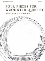 Andreas Adelmann, Four Pieces for Woodwind Quintet woodwind Quartet Set