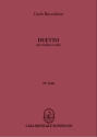 Carlo Boccadoro Duetto, per Violino e Viola Violin and Viola (Stimmen-Set)