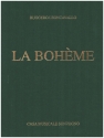 La Bohme  vocal score (it) Leinen
