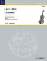 Lonque, Georges Concert per viool en orkest op. 40 Violine und Orchester Klavierauszug
