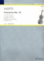 Konzert Nr. 22 a-Moll fr Violine und Orchester fr Violine und Klavier