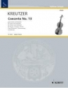 Konzert Nr. 13 D-Dur fr Violine und Orchester Klavierauszug