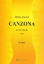 Heini, Mikko Canzona Partitur