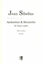 Andantino and Menuetto for brass ensemble score and parts