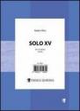 Kalevi Aho, Solo XV Marimba and 3 Triangles Blatt