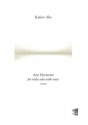Kalevi Aho, Am Horizont For Viola With Voice Viola Book