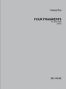 Huang Ruo, Four Fragments Solo Violin Buch