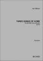 Ian Wilson, Three Songs of Home Alto Flute, Viola and Harp Partitur + Stimmen