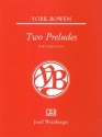 Two Preludes op.100 for piano