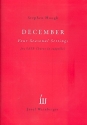 December for mixed chorus a cappella score