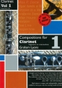Compositions vol.1 (+mp3-CD) for clarinet with printable piano accompaniment