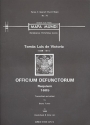 Officium defunctorum for mixed chorus a cappella score