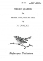 Fr Gumlich Ed: F H Nex and C M M Nex Premier Quatuor (first Quartet) - basset horn part mixed ensemble