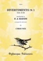Divertimento no.1 Hob.II:46 for 2 oboes, 2 clarinets, 2 horns and 2 bassoons score and parts
