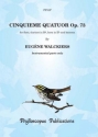 Eugne Walckiers Ed: C M M Nex and F H Nex Fifth Quartet Op. 73  (Parts only) woodwind quartet