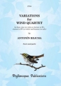 Variations for Wind Quartet for flute, oboe (vl, clar), clarinet (vl) and bassoon (vd) score and parts