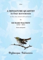 Richard Walthew Ed: C M M Nex and F H Nex Miniature Quartet woodwind quartet
