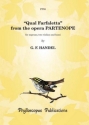 George Frideric Handel Ed: F H Nex and C M M Nex Qual Farfaletta from Partenope voice & chamber ensemble