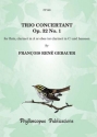 Trio concertant op.32,1 for flute, clarinet inA (oboe/ clarinet in C) and bassoon score and parts