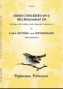 Carl Ditters von Dittersdorf Arr: C M M Nex and F H Nex Ed: C M M Nex Oboe Concerto in C (Dittersdorf 29) Piano Reduction oboe & piano