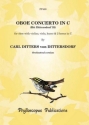 Carl Ditters von Dittersdorf Ed: F H Nex and C M M Nex Oboe Concerto in C (Dittersdorf 32) Score and parts mixed ensemble
