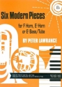 Peter Lawrance, Six Modern Pieces Eb Bass-Tuba Tc Tuba und Klavier Buch