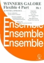 Winners Galore Flexible Vol.1 for 4-part flexible wind ensemble score and parts