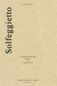 Solfeggietto for clarinet quartet score and parts