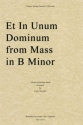Johann Sebastian Bach, Et In Unum Dominum from Mass in B Minor Streichquartett Stimmen-Set