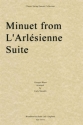 Georges Bizet, Minuet from L'Arlsienne Suite Streichquartett Partitur