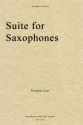 Gordon Carr, Suite for Saxophones Saxophonquartett Partitur + Stimmen