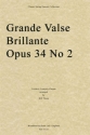 Frdric Chopin, Grande Valse Brillante, Opus 34 No. 2 Streichquartett Stimmen-Set
