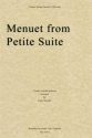 Claude Debussy, Menuet from Petite Suite Streichquartett Stimmen-Set