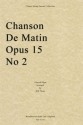 Chanson De Matin op.15 no.2 for 2 violins, viola and violoncello parts