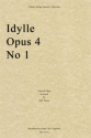 Edward Elgar, Idylle, Opus 4 No. 1 Streichquartett Partitur