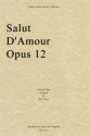 Edward Elgar, Salut D'Amour, Opus 12 Streichquartett Partitur